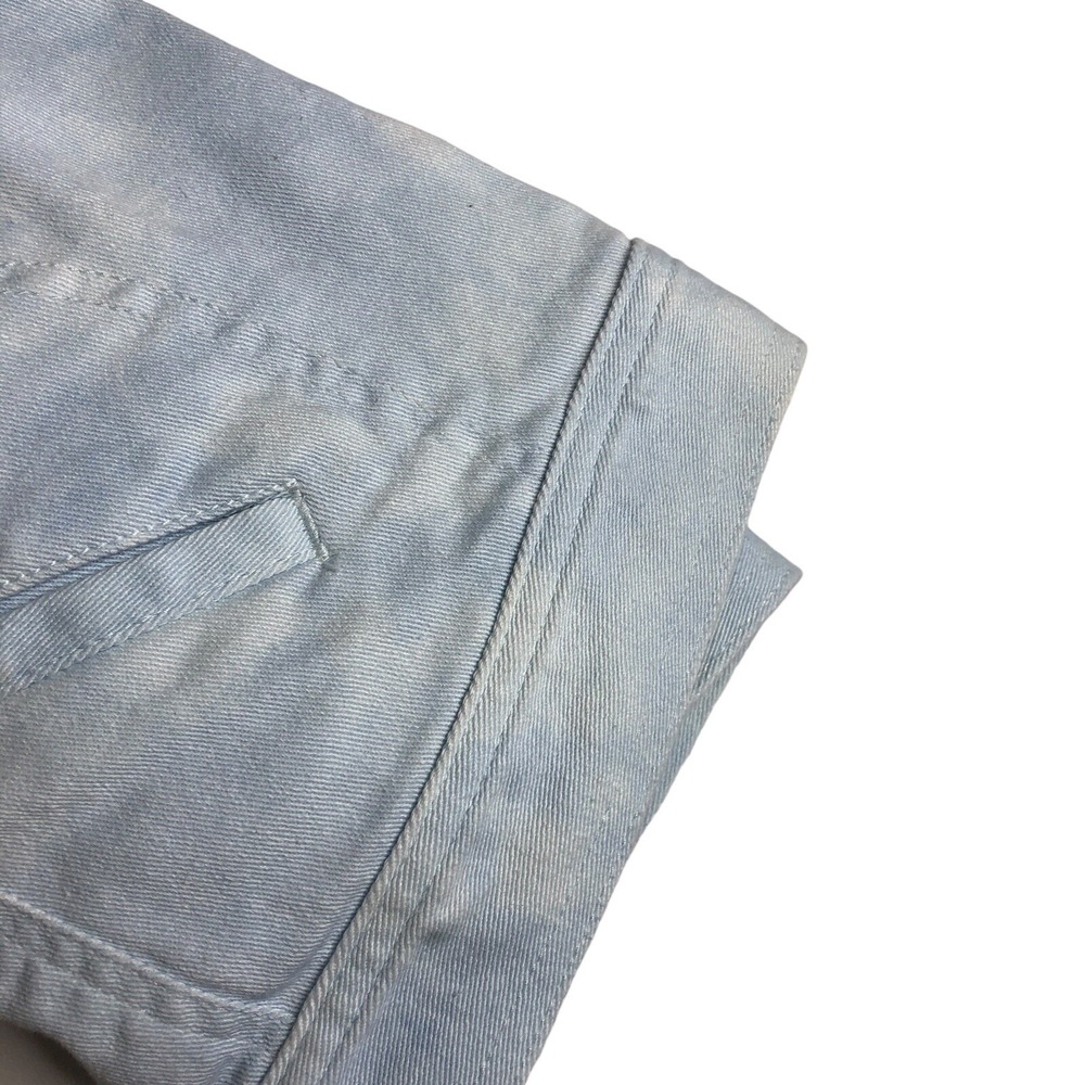 Vintage Y2K Chaps Denim Jacket Womens XL Blue Acid Wash Stretch Western Preppy - Picture 8 of 15